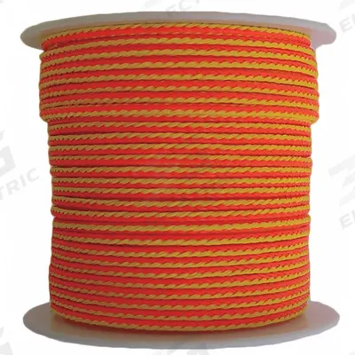 ALL GEAR Rigging and Climbing Rope: Hollow Braid, 1/8 in Dia, 250 lb Working Load Limit - Heat- & Water-Resistant Rope