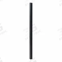 EUROFENCE Ground Post Kit: 8 ft Overall Ht, Aluminum, Powder Coated, Black, In-Ground Fence Mounting (MPN EF 20508). Key specifications — Brand: EUROFENCE; Product Type: Post Kit; Fence Mounting Style: In-Ground; Finish: Powder Coated; Material: Aluminum; Positioning: T; Color: Black.
