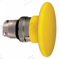 SCHNEIDER Mushroom Head Push Button: 22 mm Mounting Size, Metallic, Momentary (MPN ZB4BR5). Key specifications — Brand: SCHNEIDER; Action: Momentary; Series: XB4; Push Button Material Type: Metallic.