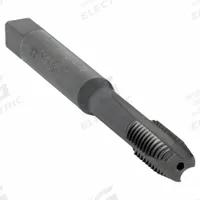 CLEVELAND Spiral Point Tap: 3/8"-16 UNC, 2B, 3 Flute, Plug Chamfer, Black Oxide Cobalt (MPN C96118)