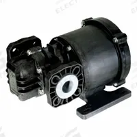 PULSAFEEDER Rotary Gear Pump Head: Magnetic Drive, PVDF, 1-1/2" Flange, PTFE, Aluminum Ceramic, Spur (MPN E75NLVO-X). Key specifications — Brand: PULSAFEEDER; For Motor Frame Size: 145TC; Includes Relief Valve: No; Ports: 1-1/2" Flange.