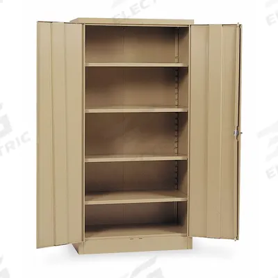 APPROVED VENDOR Storage Cabinet: 36 in x 24 in x 72 in, Swing Handle & Keyed - Quick-Assemble Commercial Shelf Cabinets