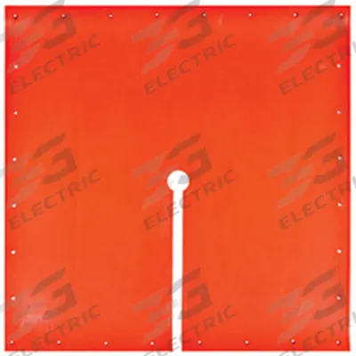 SALISBURY Insulating Blanket: Orange, IV, 3 ft Lg, 3 ft Wd, ASTM, 36,000 AC Max. Use Volt - Electrical Insulating Blankets