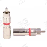 DOLPHIN COMPONENTS CORP Coaxial Connector: Male, Connector, Silver, Compression, RG-6, RCA, 10 PK (MPN DC-CRCAM6PLENQ). Key specifications — Product Type: Connector; Brand: DOLPHIN COMPONENTS CORP; Color: Silver; Finish: Nickel-Plated; Gender: Male; Connector Features: Plenum; Quad Shield.