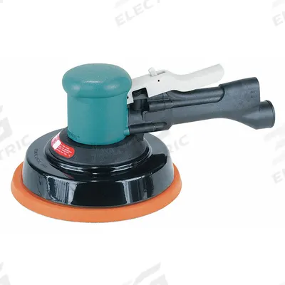 DYNABRADE Air Orbital Sander: 8 in Disc, Pressure Sensitive Adhesive, 3/16 in Orbit - Non-Vacuum Random Orbital Sanders