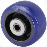 APPROVED VENDOR Caster Wheel: 4 in Wheel Dia., 2 in Wheel Wd, Polyurethane, 600 lb Load Rating, Std (MPN UPR-0420-08). Key specifications — Brand: APPROVED VENDOR; Wheel/Tread Color: Blue.