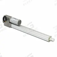 DUFF-NORTON Linear Actuator: LT, 112 lbf Rated Load, 9.8 in Stroke, 12V DC, IP66 (MPN LT100-1-250P). Key specifications — Nut Material: Plastic; Position Feedback Option: Potentiometer.