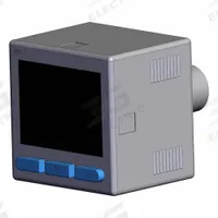 SMC Pressure Switch: 1/8 in Port Size, 1 Output/2 Output NPN/PNP Open Collector, 12 to 24V DC, 2M (MPN ZSE20B-L-N01-W). Key specifications — attr124221: ZSE20B-L-N01-W; attr124227: ZSE20B(F)-L; attr124234: 1 Output/2 Output NPN/PNP Open Collector; attr124235: 12 to 24V DC; attr1042233: 4-Pin Snap-In Plug.