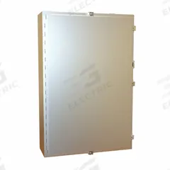 HAMMOND Electrical Enclosure: Stainless Steel, 36 in x 24 in x 8 in, NEMA 12/13/3R/4/4X, w/Panel (MPN 1418N4SSL8). Key specifications — Brand: HAMMOND; Closure Method: Clamps; Enclosure Material: Stainless Steel; Knockouts: Not Included; Includes Inner Panel: with Inner Panel Included.