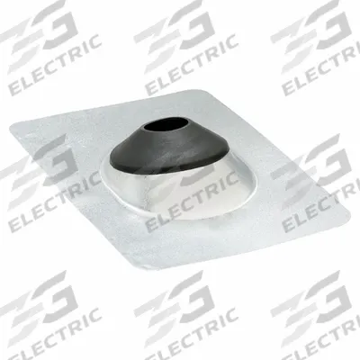 OATEY 12.5"H 9"W Steel Roof Vent Pipe Flashing: For Pitched Roof, Rectangular Base - Rectangular-Base Boots