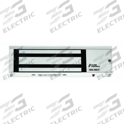 ALARM CONTROLS Electromagnetic Lock: 10 1/2 in Lg, 1 1/2 in Wd - Single-Door Magnetic Locks