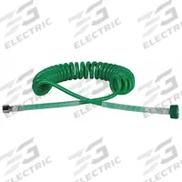 MAXTEC Coiled Hose: Oxygen, Single Coil, Coiled, Green, 1/4 in Dia (MPN R127P36). Key specifications — Compatible Machine: Blender; Hose Design: Coiled; Outlet Connection Type (Oxygen): DISS; Outlet Connection Gender (Oxygen): Female; Manufacturer Part Number: R127P36; Color: Green; Compatible Gas Type: Oxygen; Brand: MAXTEC.