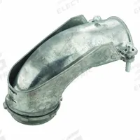 Connector - Clamp Style, 90 Degrees: Zinc, 2 in Trade Size, 2 in MNPT, Non Insulated (MPN 2698). Key specifications — Box Connection: 2 in MNPT; Connection Type: Squeeze; Color: Gray; Connection Orientation: 90°; Cable Clamping Method: Squeeze Clamp; Material: Zinc; Insulated: No; For Use With: Flexible Conduit.