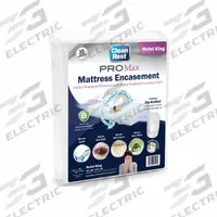 CLEANREST Mattress/Box Spring Protector: Hotel King, 80 in Overall Lg, 72 in Overall Wd, White (MPN 845168011099). Key specifications — Brand: CLEANREST; Cover Material: Polyurethane; Mattress Pad Material: Polyester Blend; Fabric Weight/Thread Count: 3.39 oz; Compatible Bed Height: 15 in.