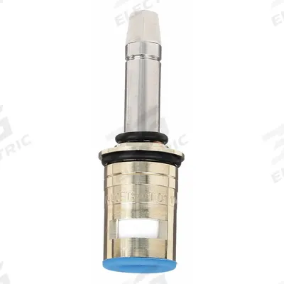 CHICAGO FAUCETS Cartridge: Use with Hot/Cold Water, Brass, Brass, 1 in Overall Lg - Disc Faucet Cartridges