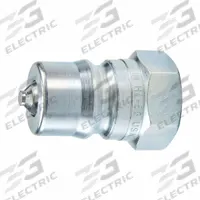 PARKER Nipple: 1/4 in Coupling Size, Steel, 3 g/min Max. Flow Rate, 1/4"-18 Thread Size, Female BSPP (MPN H2-63-BSPP). Key specifications — Thread Size: 1/4"-18; Brand: PARKER; Seal Material: Nitrile.
