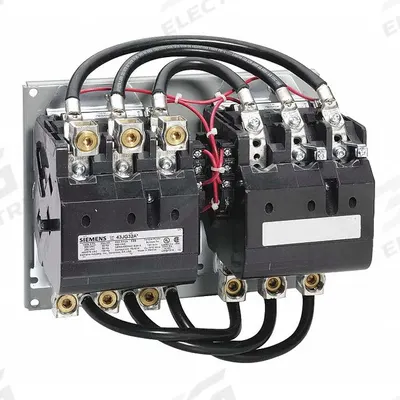 Siemens Magnetic Contactor: Reversing, 3 Poles, NEMA Size 4, 135 A - Reversing NEMA Contactors