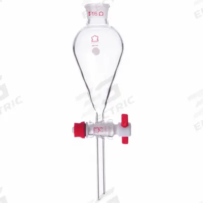 APPROVED VENDOR Funnel: Borosilicate Glass, 500 mL, 27 mm, 10 mm, 60 mm Stem Lg - Separatory Funnels