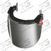 MILWAUKEE Face Shield: Anti-Fog/Mirrored/Scratch-Resistant, Reusable/X-Ray Detectable, Silver (MPN 48-73-1429). Key specifications — Visor Coating: Scratch-Resistant; Visor Color: Silver; Compatible with Series: BOLT™.