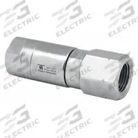MOSMATIC Rotary Union: Straight, Nickel-Plated C38500 Brass, 1 Passages, 1/4 in Stationary Port, Air (MPN 30.054). Key specifications — Maximum Speed: 30 RPM; Brand: MOSMATIC.