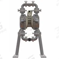 VERSAMATIC Double Diaphragm Pump: 316 Stainless Steel, 1 1/2 in, Tri-Clamp, 86 gpm, 289 ft Max. Head (MPN E4SJ5F5S0-3A). Key specifications — Brand: VERSAMATIC; Check Valve Material: PTFE; Seat Material: 316 SS.