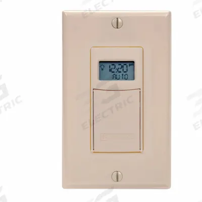 INTERMATIC Wall Switch Timer: 7 day Max, 1 min Min, SPST-NO, 277V AC - Digital Programmable Timers without Wall Plates