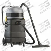 TENNANT Shop Vacuum: 24 gal Tank Size, Plastic, 1 1/4 in Vacuum Hose Dia, 16 ft Hose Lg, Wet/Dry (MPN 2205168). Key specifications — Tank Material: Plastic; Vacuum Pickup Type: Wet/Dry; Brand: TENNANT; Special Features: Push Handle.