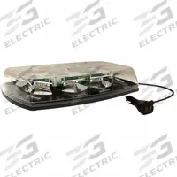 ECCO Mini Light Bar: Mini Light Bar Vehicle Light Bar Size, LED, SAE J845 Class 1, Mini Light Bar (MPN 5587CA-MG). Key specifications — Electrical Connection: Lighter Plug; Series: 5587 Reflex Series; Brand: ECCO; Number of Flash Patterns: 18; Mount Type: Magnetic; Light SAE Class Rating: SAE Class 1.