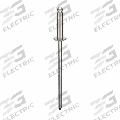 APPROVED VENDOR Blind Rivet,1 7/15" L,0.094" dia,PK500: Inch, 1 15/32 in Overall Lg, 3/8 in Body Lg - Domed-Head Blind Rivets