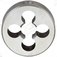 CHICAGO-LATROBE Pipe and Conduit Thread Die: 1/2"-14 NPT, 2" OD, Round, Carbon Steel (MPN 405327)
