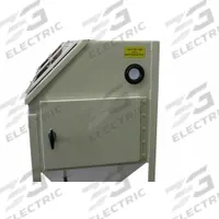 ALC Abrasive Blast Cabinet: Siphon Feed, 60 in W x 24 in D Work Area, 15 cfm (MPN 40413L). Key specifications — attr952399: ALC; attr978098: Dust Collector; attr978092: Side Door; attr978085: 15 cfm @ 80 psi.