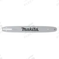 MAKITA Guide Bar: 16 in Compatible Bar Lg, 3/8 in, 0.05 in Gauge, 56 Links (MPN E-00103). Key specifications — Brand: MAKITA; Compatible Chain Saw Manufacturer: Makita; Pitch: 3/8 in.