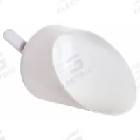 Scoop: Non-Sterile, Polyethylene, 4 L Capacity - mL, 1 gal Capacity - oz, 38.1 cm Overall Lg, White (MPN H36760-0000). Key specifications — Standards: FDA Grade Material; Color: White; Product Type: Scoop; Brand: APPROVED VENDOR.