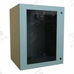 HAMMOND Electrical Enclosure: Steel, 30 in x 24 in x 20 in, NEMA 12/3R/4, Solid with Window Cover (MPN EN4SD302420WGY). Key specifications — Closure Method: 1/4-Turn Latch; Brand: HAMMOND; Knockouts: Not Included.