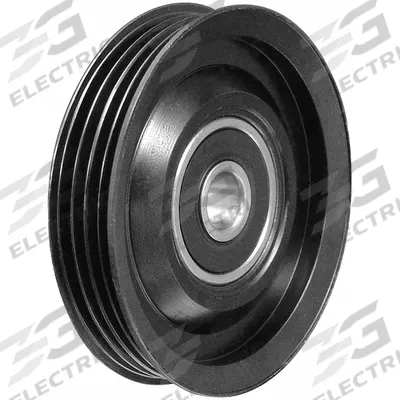 DAYCO Idler Pulley: Idler Pulley, 89149, Serpentine, 4PK Compatible Belt Trade Size - Ribbed V-Belt Idler Pulleys for Vehicles