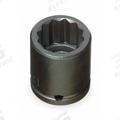 PROTO Impact Socket: 1/2 in Drive Size, SAE, 1 1/2 in Socket Size, 12-Point, Std - 1/2" Drive Impact Sockets