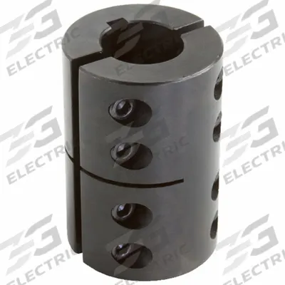 CLIMAX METAL PRODUCTS Rigid Shaft Coupling: 2 in Bore Dia 1, 2 in Bore Dia 2, Round Keyed - Two-Piece Rigid Shaft Couplings