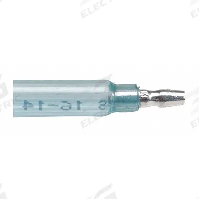 VELVAC Wire Disconnect: Male Tab, Blue - Male Bullet Disconnects