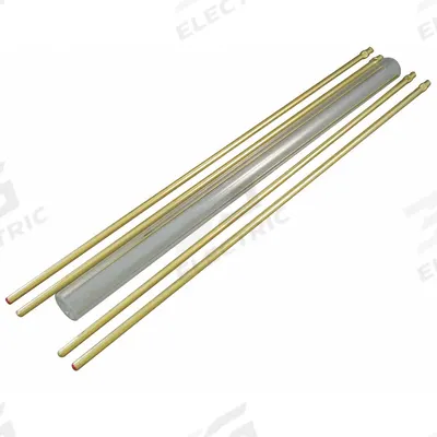 PENBERTHY Plain Glass Rod Kit: 3/4 in Gauge Glass Dia, 15 in Gauge Glass Lg, Borosilicate - Gauge Glass & Rod Kits