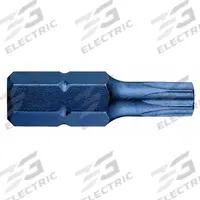 WESTWARD Insert Bit: Insert Bit, Imperial, Security Torx® Head, TR27 Bit Industry Size, Std, 5 PK (MPN 40L608). Key specifications — attr1119788: TR27; attr1119790: Not Impact Rated; attr1119791: S2 Steel; attr1119798: WESTWARD; attr1119795: Hex.