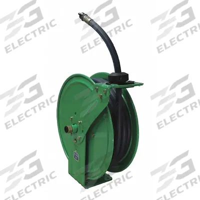 SPEEDAIRE Spring Return Hose Reel: 50 ft (1/4 in I.D.), 1/4 in MNPT, 300 psi Max Op Pressure - Standard Air or Water Spring-Return Hose Reels
