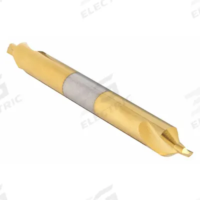 KEO Center Drill: Plain Type, #4, 60°, 3 in Overall Lg - Plain-Tip Center Drills