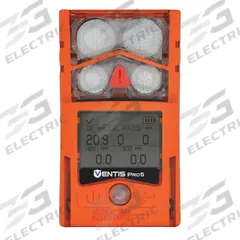 INDUSTRIAL SCIENTIFIC Multi-Gas Detector: IP68, INDUSTRIAL SCIENTIFIC Ventis Pro5, Lithium Ion, LED (MPN VP5-K1BY4101101). Key specifications — Gas Detected: Hydrogen Sulfide; Housing Color: Orange; Battery Chemistry: Lithium Ion; Communication Protocol: Cellular.