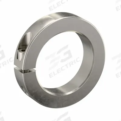 RULAND MANUFACTURING Shaft Collar: 1-Piece, Metric, Round, Clamp-On, 60 mm Bore Dia - Stainless Steel Shaft Collars