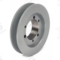 APPROVED VENDOR V-Belt Pulley: B42, 1 Groove, 4.55 in OD, Bushed Bore, SH, Quick Detachable (MPN 421B). Key specifications — attr1318293: B42; attr1318301: 3.8 in (4L, A); attr1318291: 5L, B, or BX.