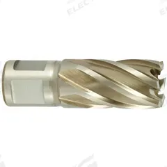 CLE-LINE Cobalt Annular Cutter: 1 in Cutter Dia, 1 in Max Cutting Dp, Pilot Pin Included, Bright (MPN C34138). Key specifications — attr253884: Yes; attr253885: Bright; attr253886: High Speed Steel-Cobalt; attr253888: Decimal Inch; attr277149: CLE-LINE.