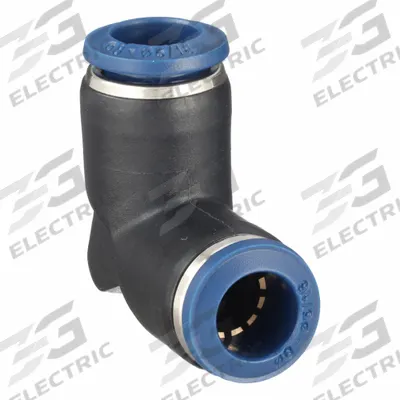 AIGNEP USA Push-Fit Adapter Fitting: 5/16 in OD x 5/16 in OD Size - Nylon & Nickel-Plated Brass Tube Fittings