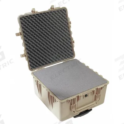 PELICAN Protective Case: 24 in x 23 3/4 in x 12 7/8 in Inside, Convoluted/Pick and Pluck/Solid - Standard Protective Transport Cases