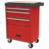 WESTWARD Rolling Tool Cabinet: Red / Red Drawer, 34 5/16 in W x 19 1/2 in D x 39 5/16 in H (MPN 31CE55). Key specifications — Brand: WESTWARD.