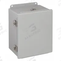 HOFFMAN Enclosure: Steel, 16 in x 14 in x 6 in, NEMA 12/13/4, Solid Cover, Hinged (MPN A1614CHNF). Key specifications — Closure Method: Clamps; Brand: HOFFMAN; Knockouts: Not Included.